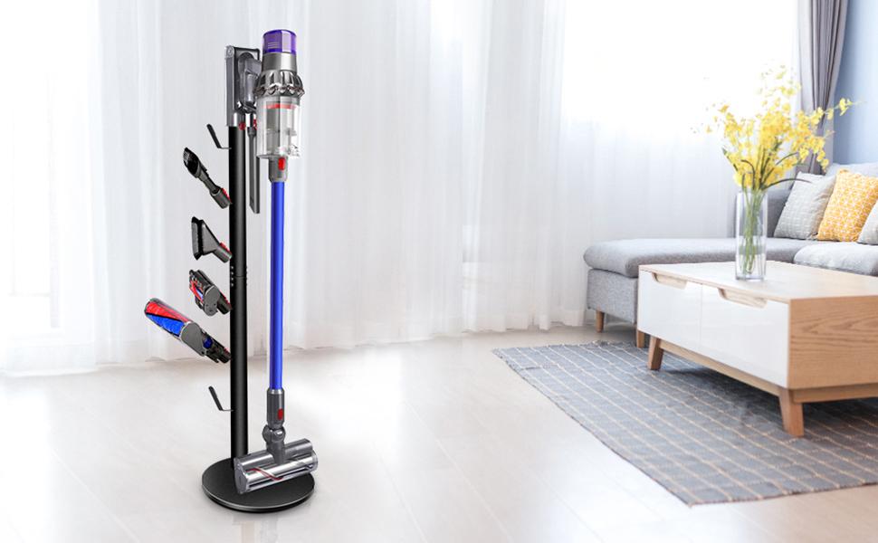 Підставка для пилососа Dyson V15, V11, V10, V8, V7, V6 - док-станція, органайзер, чорний