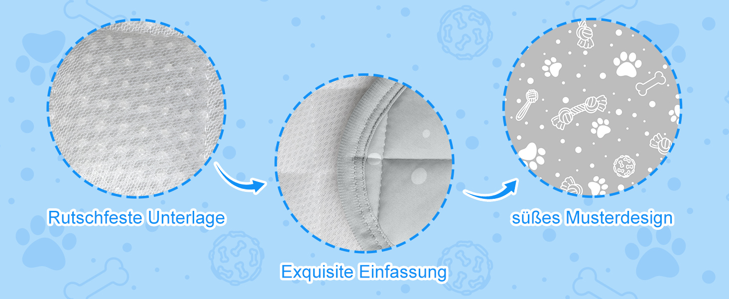 Кühlmatte для собак та котів MH MYLUNE HOME: термохромна, самоохолоджувальна, неслизька, водопоглинаюча, портативна, 100 x 70 см, сіра