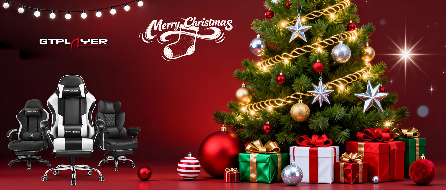 Ігровий крісло GTPLAYER з масажем, підніжка, підголівник, поперекова подушка, обертове, штучна шкіра, білий/чорний