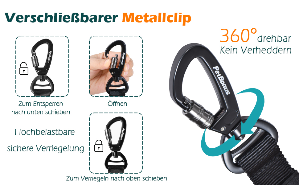 Автомобільний поводок-пояс для собак PetBonus: безпечний та надійний, для малих, середніх та великих собак (чорний)