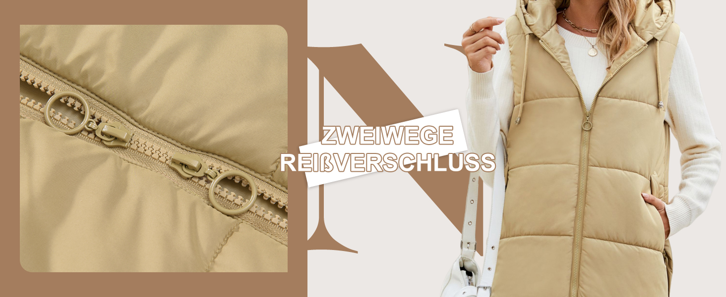 Жіноча/Чоловіча тепла стьобана жилетка Vancavoo з капюшоном, зимова жилетка, легка, чорна