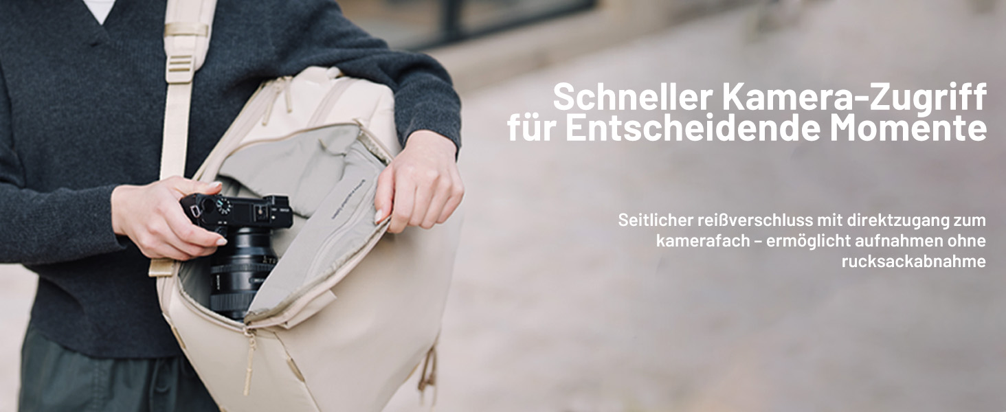 Рюкзак для камери PGYTECH OneGo Lite 16L, чорний, водонепроникний, для фотографів, сумісний з Sony/Canon/Nikon, 14