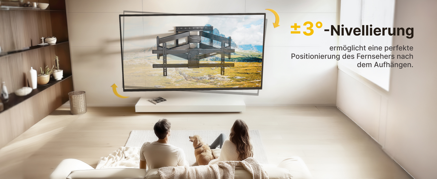 Кріплення для телевізора monTEK 1080mm для 43-90 дюймів (Flat/Curved), до 60 кг, поворотне та нахильне, VESA 800x400 mm