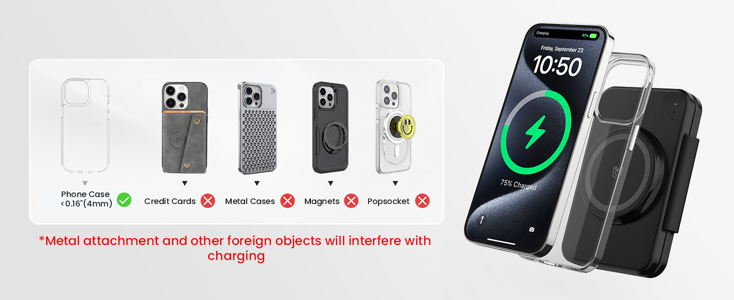 Зарядний пристрій GEEKERA MagSafe 3-в-1: для Apple Watch, iPhone та AirPods (чорний)