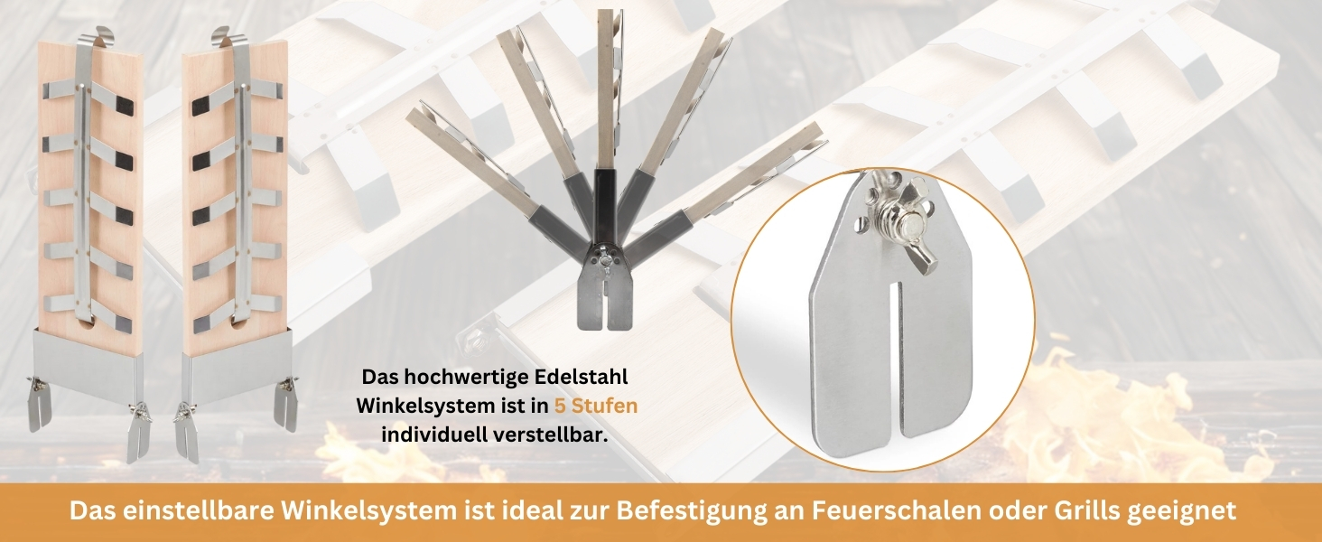 Набір дощок для копчення лосося на відкритому вогні (2 шт.) із кедра з кріпленнями з нержавіючої сталі для вогнищ та грилів