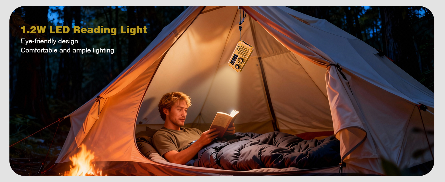 Радіоприймач Kurbelradio з підключенням навушників, AM/FM/SW, сонячне аварійне радіо, акумулятор 2000mAh, Power Bank, радіо на батарейках, будівельне радіо з приймачем світу, SOS ліхтарик для аварійного спорядження (297-Khaki)