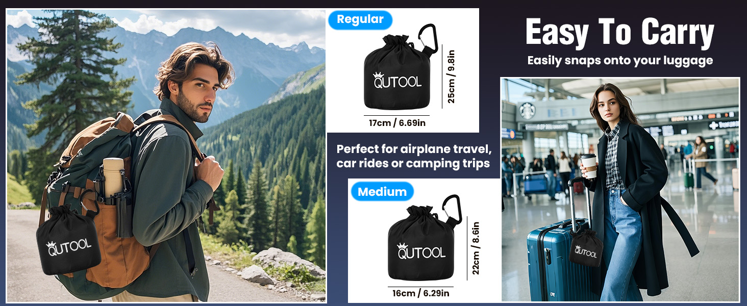 Подушка для шиї у літак Memory Foam з регульованими ремінцями, дихаючим чохлом, у вигляді «вушка» для літака, авто, поїзда. У комплекті сумка з гачком для зручного транспортування. Стандартна, для дорослих