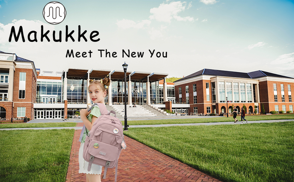 Жіночий рюкзак для школи, коледжу та подорожей, 15.6