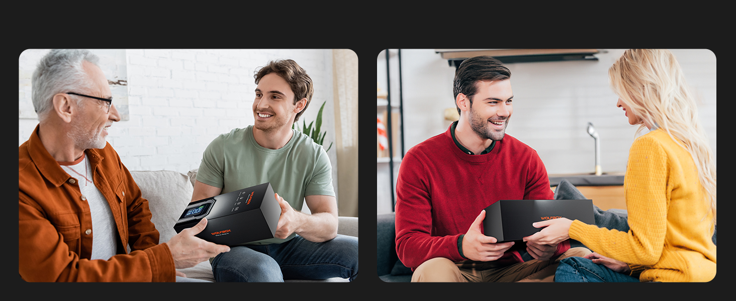 Powerbank WOLFBOX для запуску авто: 12V, 3000A, LED-ліхтар, для SUV, LKW, мотоциклів