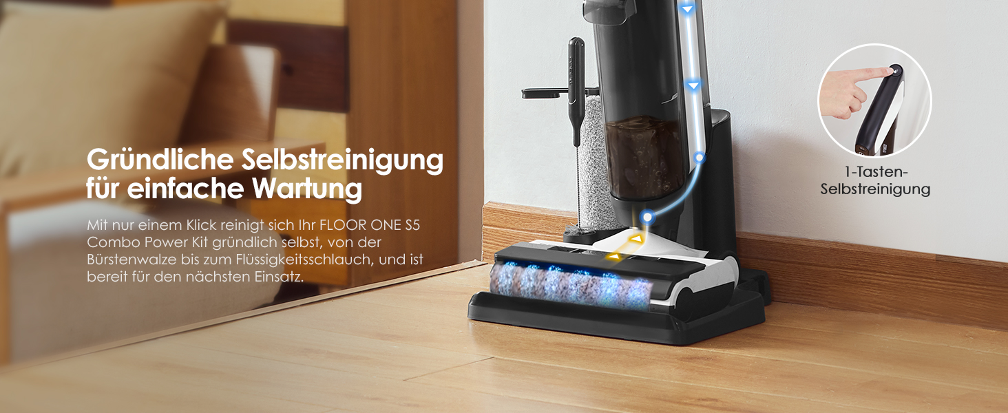 Бездротовий пилосос Tineco S5 Combo: ідеальний для шерсті тварин та липких забруднень, тихий, з дисплеєм