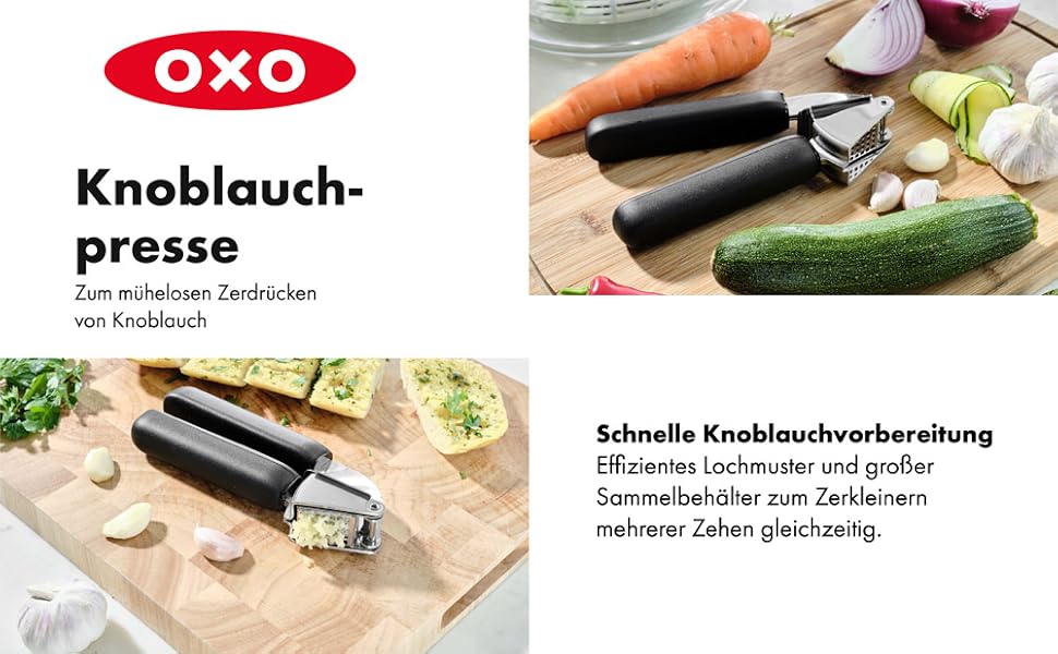 OXO Good Grips Прес для часнику - зручний та надійний інструмент для кухні