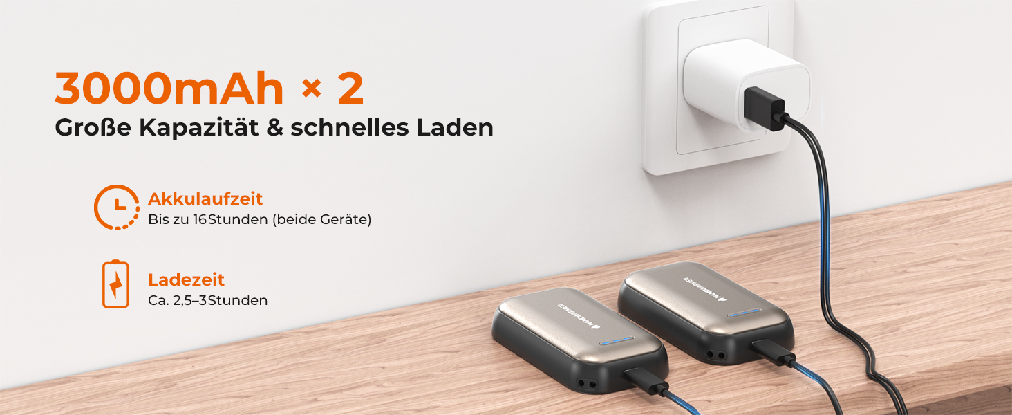 Електричний гріє для рук 2 шт. – 6000mAh, магнітний, USB-C, 3 рівні нагріву до 55°C, для активного відпочинку, кемпінгу, гольфу, синдром Рейно