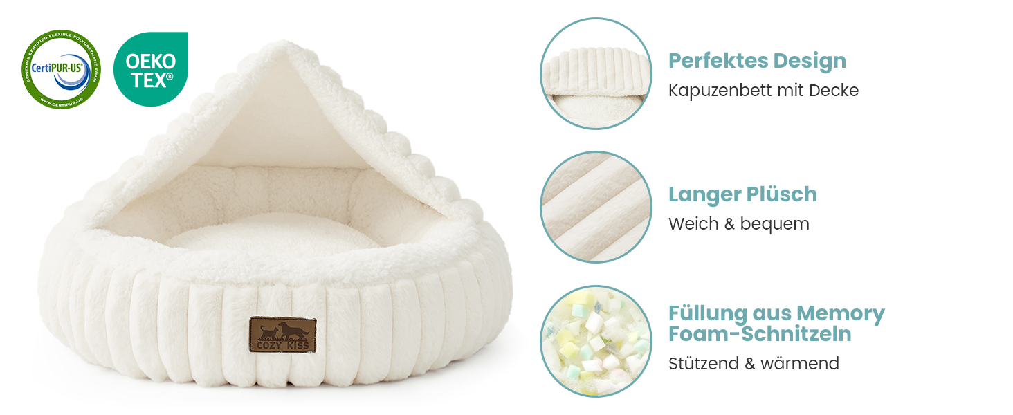 Килимок для котів з ковдрою, круглий, плюшевий, антистресовий, для котів та маленьких собак. М'який доунат-ліжко з миючого штучного хутра та неслизьким дном (58x58x15 см, сірий)