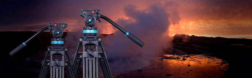 Штатив відео SIRUI SH-15: Алюмінієвий штатив для відеозйомки з поворотним кріпленням 360°, 155 см, навантаження до 10 кг. Підходить для DSLR, відеокамер та камер.