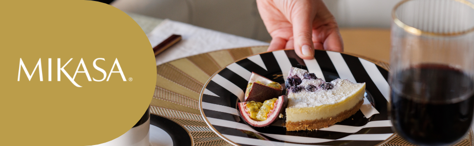 Кришталеві келихи MIKASA Sorrento з золотим обідком, 375 мл, набір 4 шт. (без свинцю)