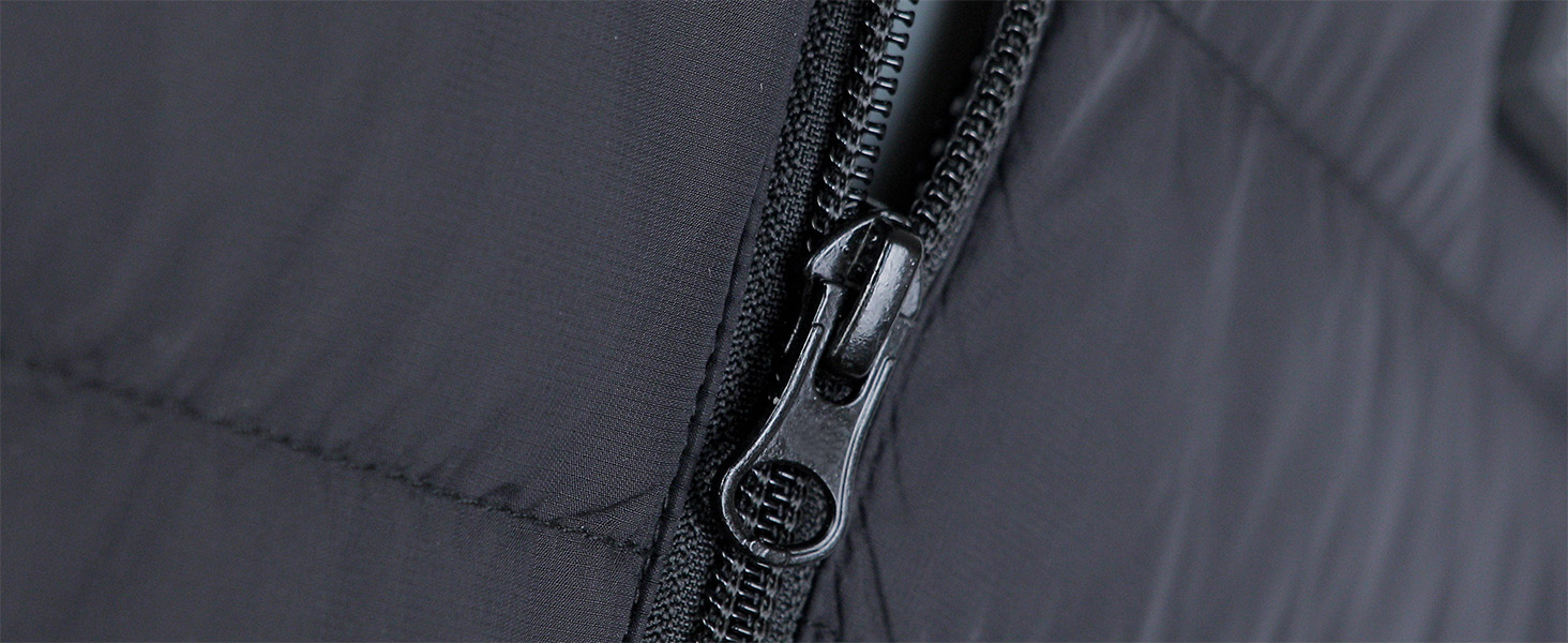 Гріюча жилетка для чоловіків та жінок з акумулятором 10000mAh, 5 зон обігріву, 3 режими температури, подвійне керування, чорна, для зимових активностей