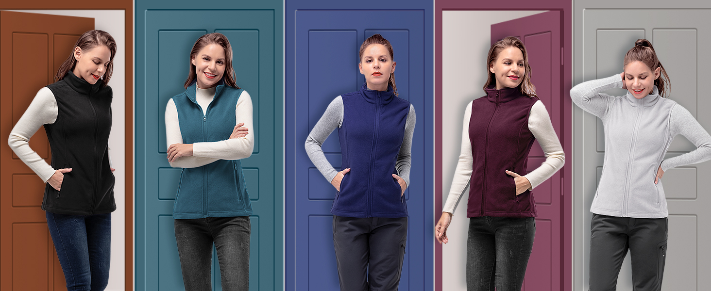 Жіноча флісова жилетка 38 розміру, темно-червоного кольору, з кишенями та блискавкою. Легка та зручна для активного відпочинку.