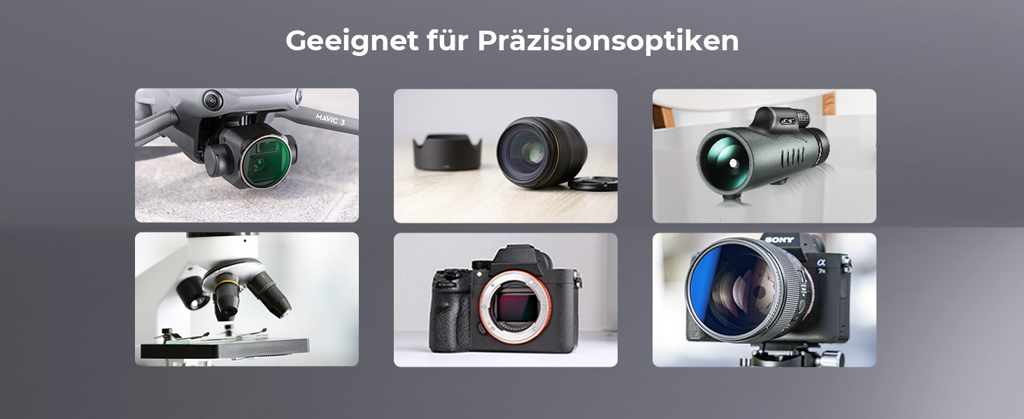 Набір для чищення об'єктивів K&F Concept 6-в-1 (APS)