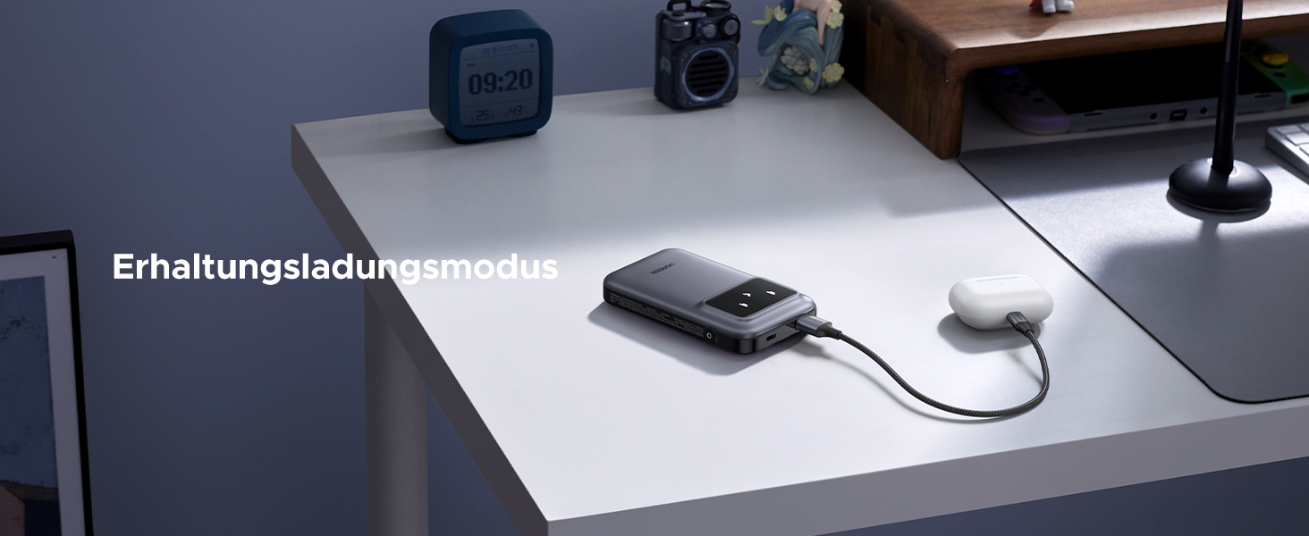 Power Bank UGREEN UNO 10000mAh з USB-C кабелем, 30W, 1 USB-C та 1 USB-A. Сумісний з iPhone 12-16, Galaxy S24 Ultra