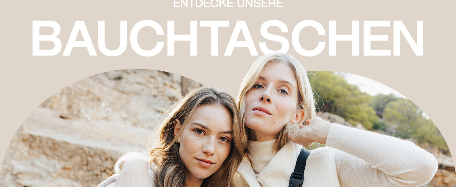 Чоловіча/Жіноча поясна сумка PP-Berlin чорного кольору з трьома відділеннями, ручної роботи, веганська, Made in Germany, для повсякденного використання та відпочинку