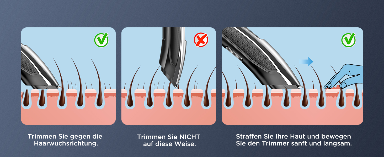 Електричний триммер для бороди Barttrimmer Herren: триммер, шавер, для тіла, USB