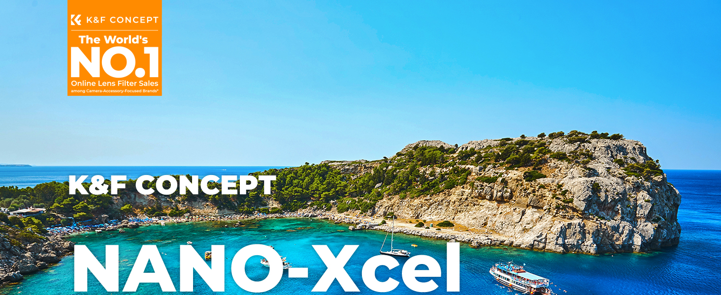 Поляризаційний фільтр K&F Concept 62mm CPL HD з оптичного скла та багатошаровим покриттям Nano-Xcel (з кришкою для об'єктива)