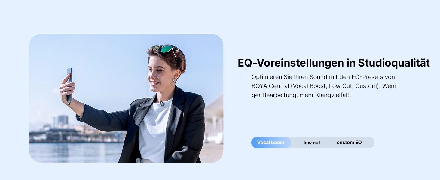 BOYA MINI 2: Бездротовий мікрофон-лавал'єр для iPhone, Android, Vlogging, YouTube, інтерв'ю (Space Silver)