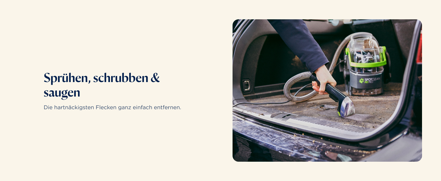 BISSELL SpotClean Pet Pro: портативний мийник для килимів та м'яких меблів, для власників домашніх тварин, 750W, 15585 SpotClean PetPro