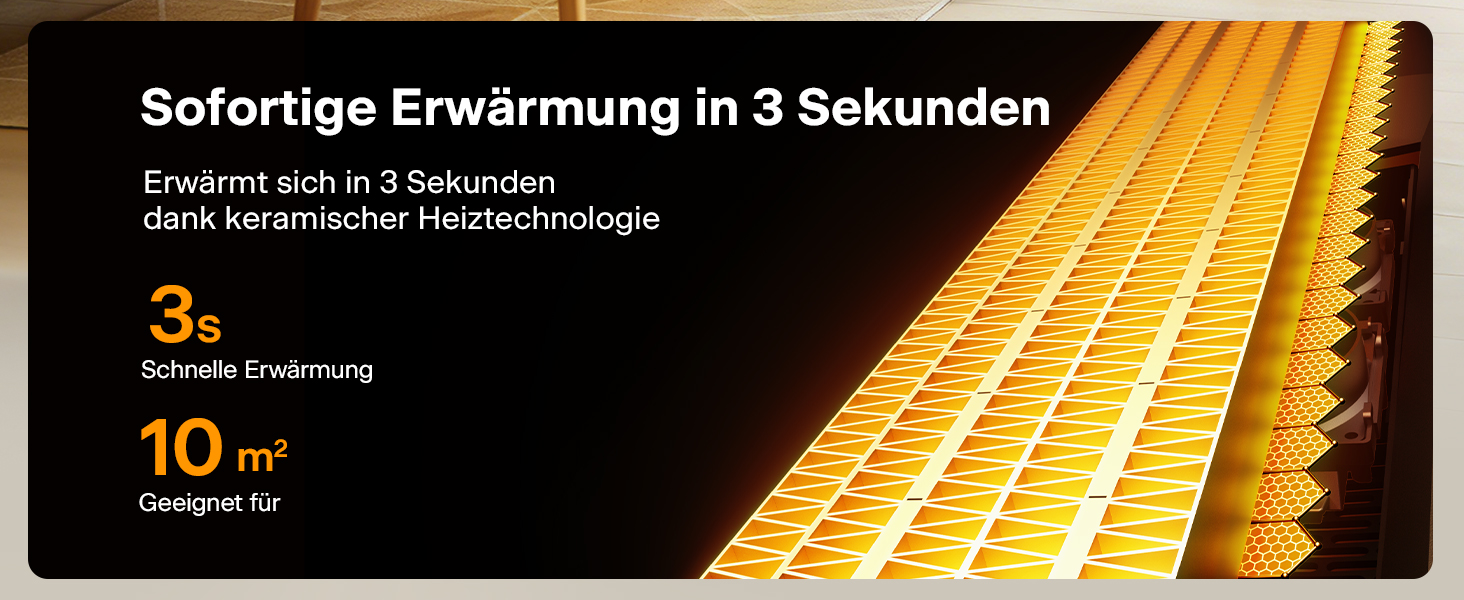 Електричний обігрівач PELONIS 2000W з пульт, 3S Швидкий нагрів, ECO режим, 75° коливання, термостат (5-35°C), таймер 8h, тиха керамічна панель, білий, 59см