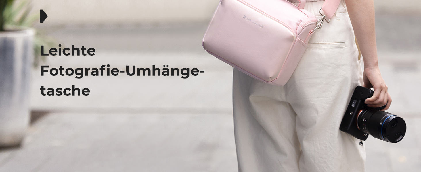 Сумка-рюкзак для фотокамери K&F Concept C-rosa, рожева, для фотографів