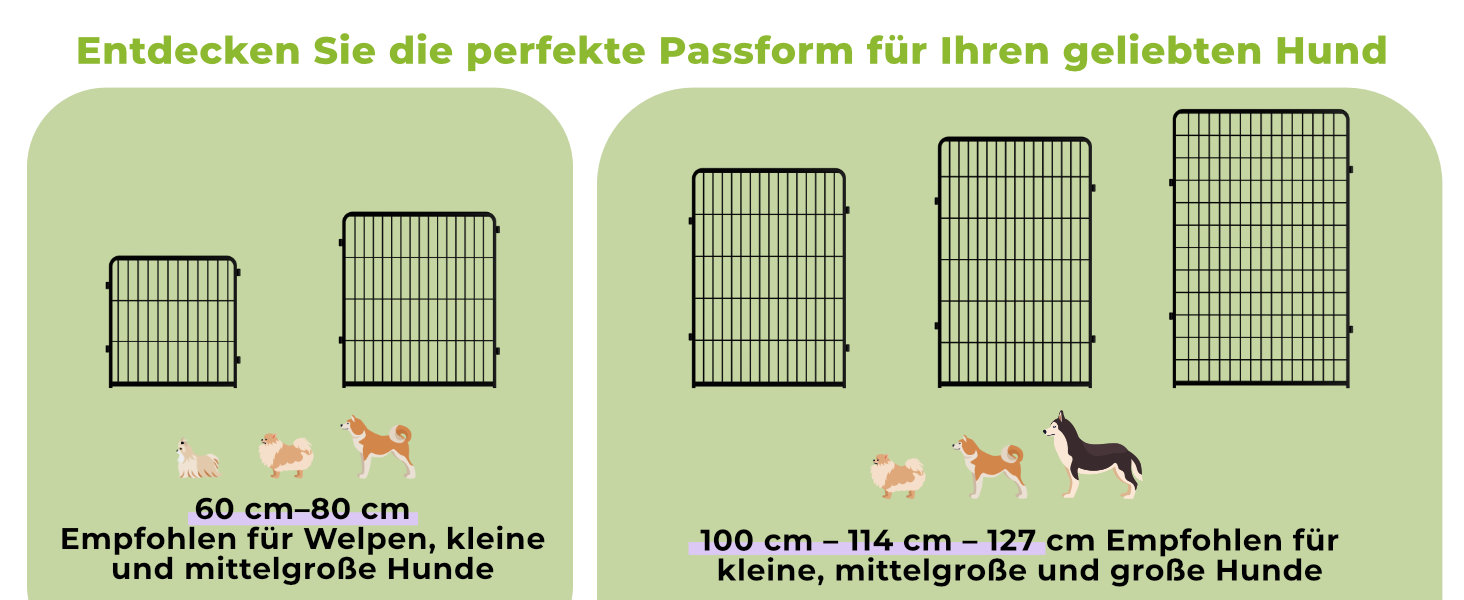 Вольєр для цуценят SunsGrove 60см, чорний, 2 частини, міцний, антикорозійний, без інструментів