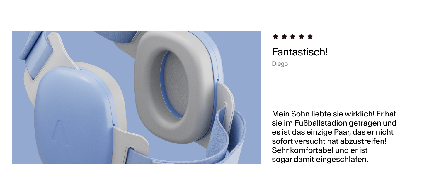 Дитячі навушники Alpine Muffy Baby Klassik - захист від шуму для малюків до 36 місяців, чорний (комфорт - блакитний)