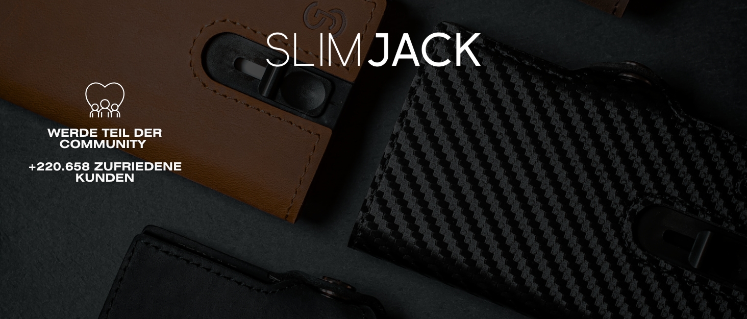 Slimjack Смарт-гаманець з відділенням для монет RFID захистом - чоловічий алюмінієвий картхолдер для карт та монет, темно-коричневий