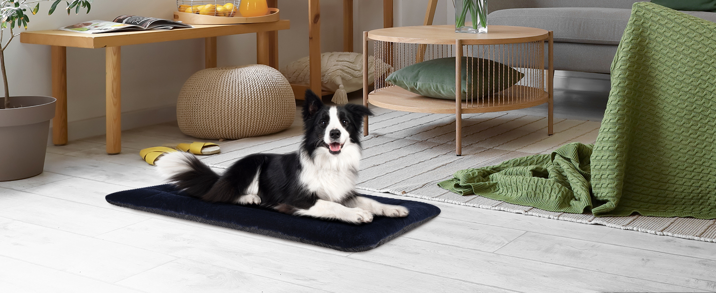 Крісло-ліжко для собак середніх порід Baodan, 90x60 см, сіре, з антиковзною основою