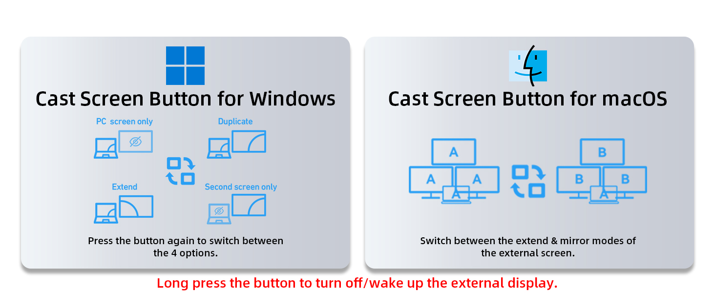 Док-станція USB-C 13-в-1 для ноутбуків: Dual Monitor, HDMI, DisplayPort, USB 3.0, Ethernet, PD 100W, SD/TF, Audio/Mic (сірий)