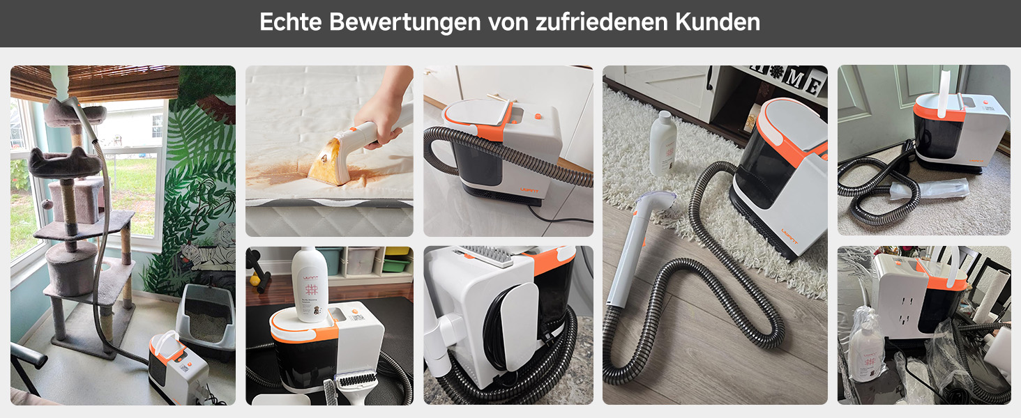 Uwant B300 Pro: Професійний очищувач меблів та килимів, 18000 Па, для диванів, килимів та матраців