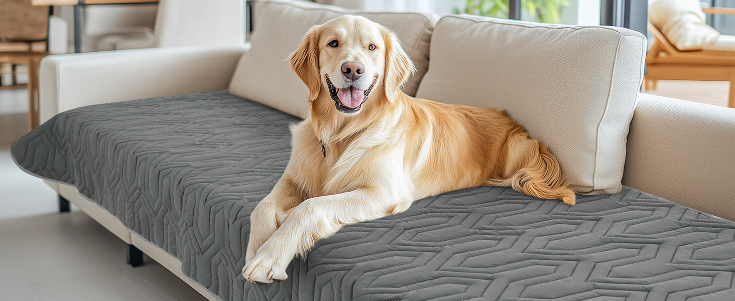 Водонепроникний плед для собак Pick for Life: захист дивану та ліжка. Плед для тварин, 97 x 190 см, придатний для прання. Підходить для собак та котів.