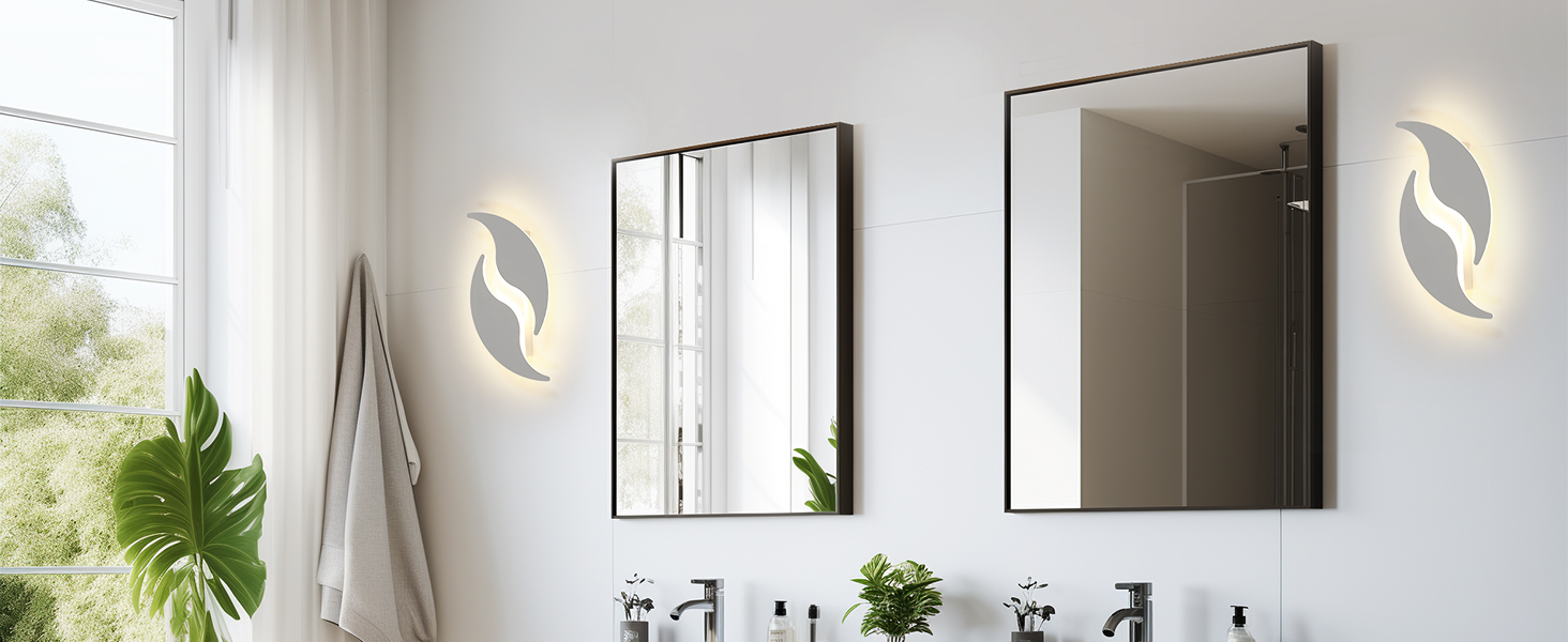 LED настінний світильник Dorlink для дому: спальня, вітальня, коридор, сходи. Art Deco, 12W, тепле світло, 3 кольори, регулювання яскравості