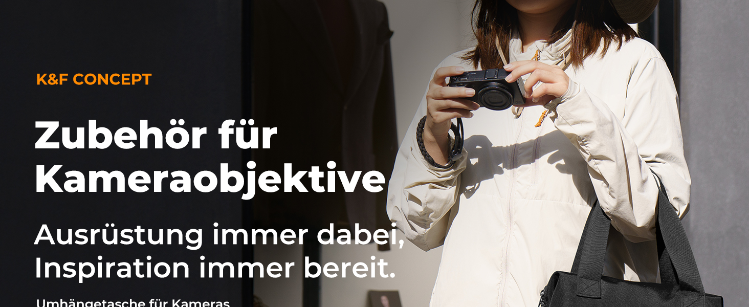 Сумка для камери K&F Concept: водонепроникна сумка-рюкзак для DSLR/зеркальної камери з 2 відділеннями