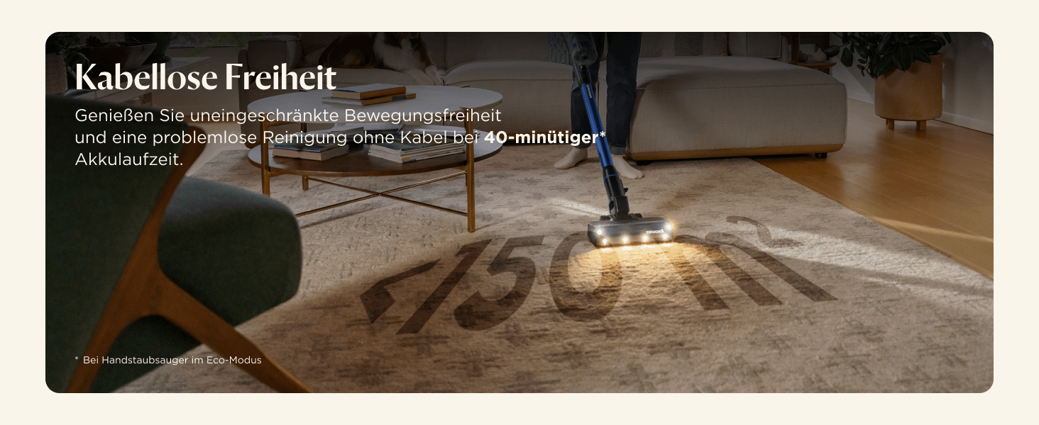 Бездротовий пилосос Bissell PowerClean FurGuard з акумулятором, 280W, самоочисна щітка, світло FurFinder, HEPA-фільтр, акумулятор 2500 mAh, час роботи 50 хв, щітка FurGuard 4091N для видалення шерсті тварин