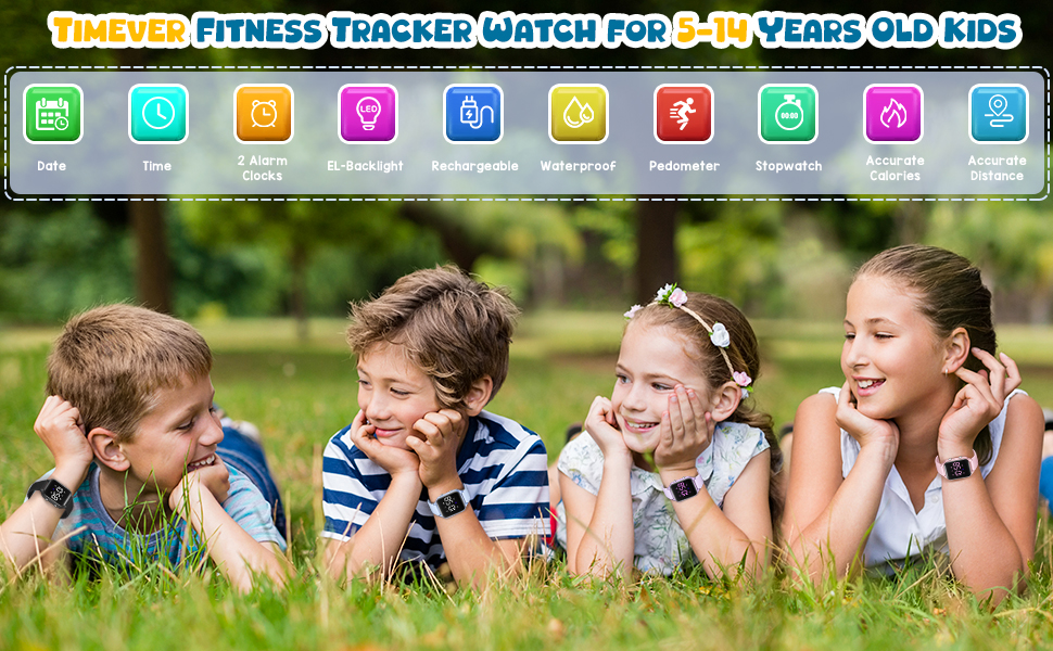 Дитячий розумний годинник для дітей 5-14 років: спорт, крокомір, будильник, Rock Blue