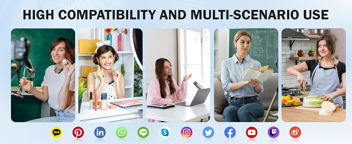 Беспроводной петличный микрофон для телефона/iPhone/iPad/камеры, мини-микрофон для стриминга, подавление шума, Plug & Play, идеален для видеосъемок, подкастов, YouTube, TikTok и интервью K15