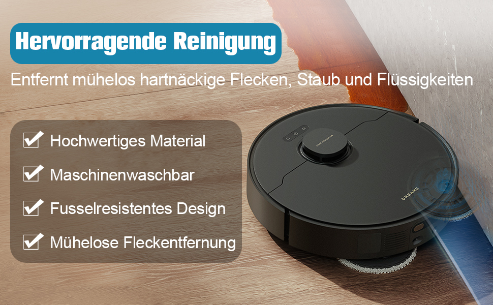 Запчастини для Dreame X30 Ultra, L10s Ultra Gen2, L40 Ultra AE, Mova E30 Ultra: комплект аксесуарів (2 основні щітки, 4 фільтри, 4 ганчірки для миття, 4 бічні щітки, 4 пилозбірники)