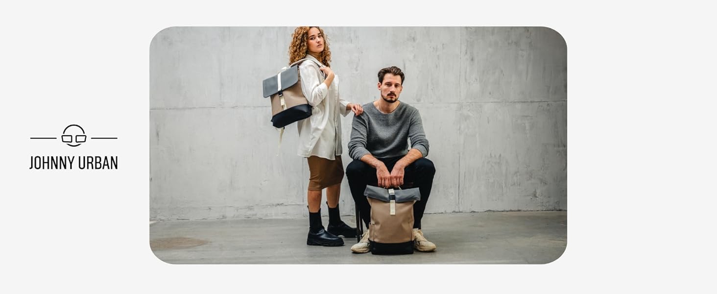 JOHNNY URBAN: поясна сумка (бананка) Erik Small - чорна, водонепроникна, для чоловіків та жінок, стильна нагрудна сумка для фестивалів