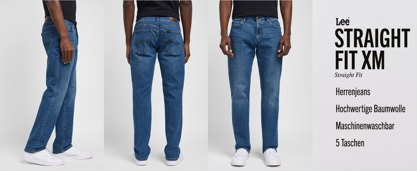 Чоловічі джинси Lee Straight Fit Xm 34W/32L класичного крою, оригінал
