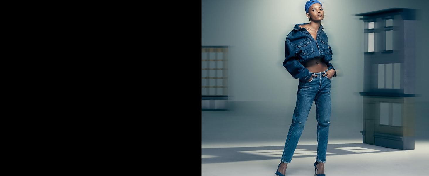 Джинси скінні G-Star Lynn Mid Waist 29/32L сині (Medium Aged) - Оригінал