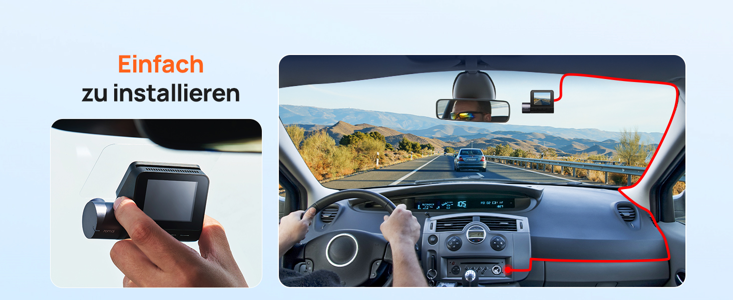 Відеореєстратор 70mai A410 Dual 2.5K + 1080P з GPS, Wi-Fi, HDR, нічним баченням та картою 64GB