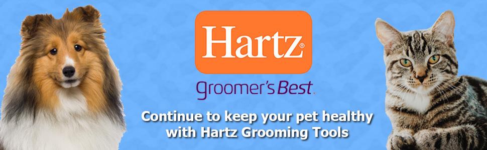 Грумінг-щітка Hartz Groomer's Best для котів та собак, чорно-фіолетова, 1 шт.