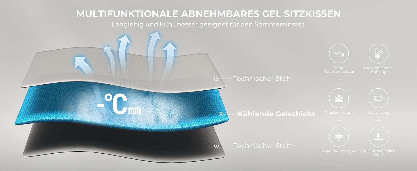 Крісло ігрове Dowinx з тканини, масажне, з підніжкою, ергономічне, для геймерів, офісне, 150 кг, бежеве