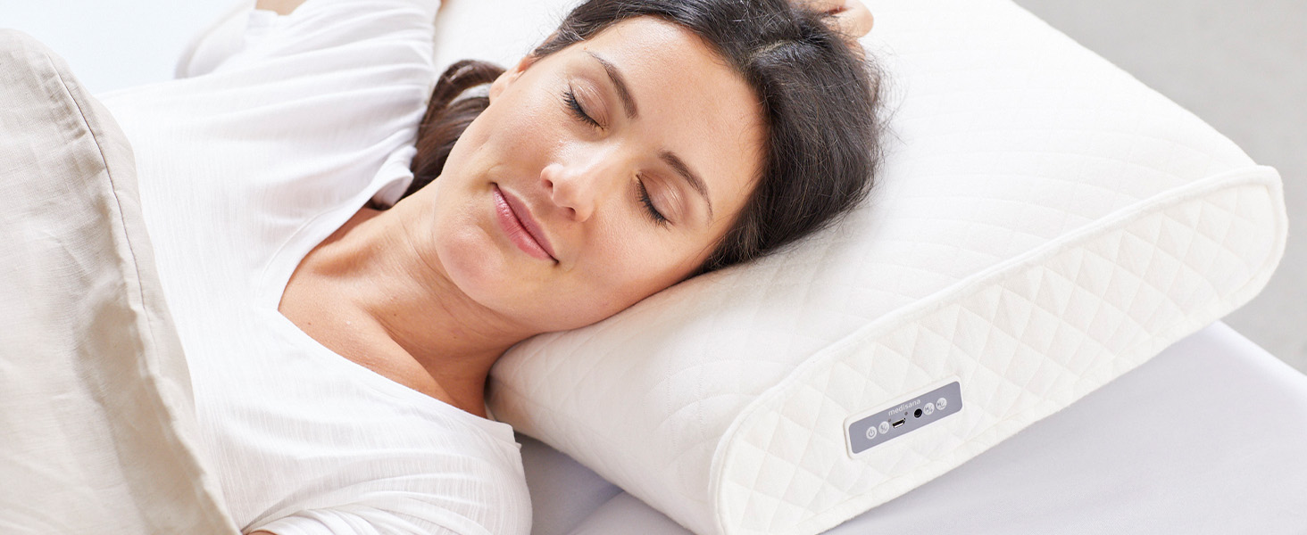 Ортопедична подушка Medisana Sleepwell SP 100 з Bluetooth-динаміками і MP3, музика для сну та релаксації